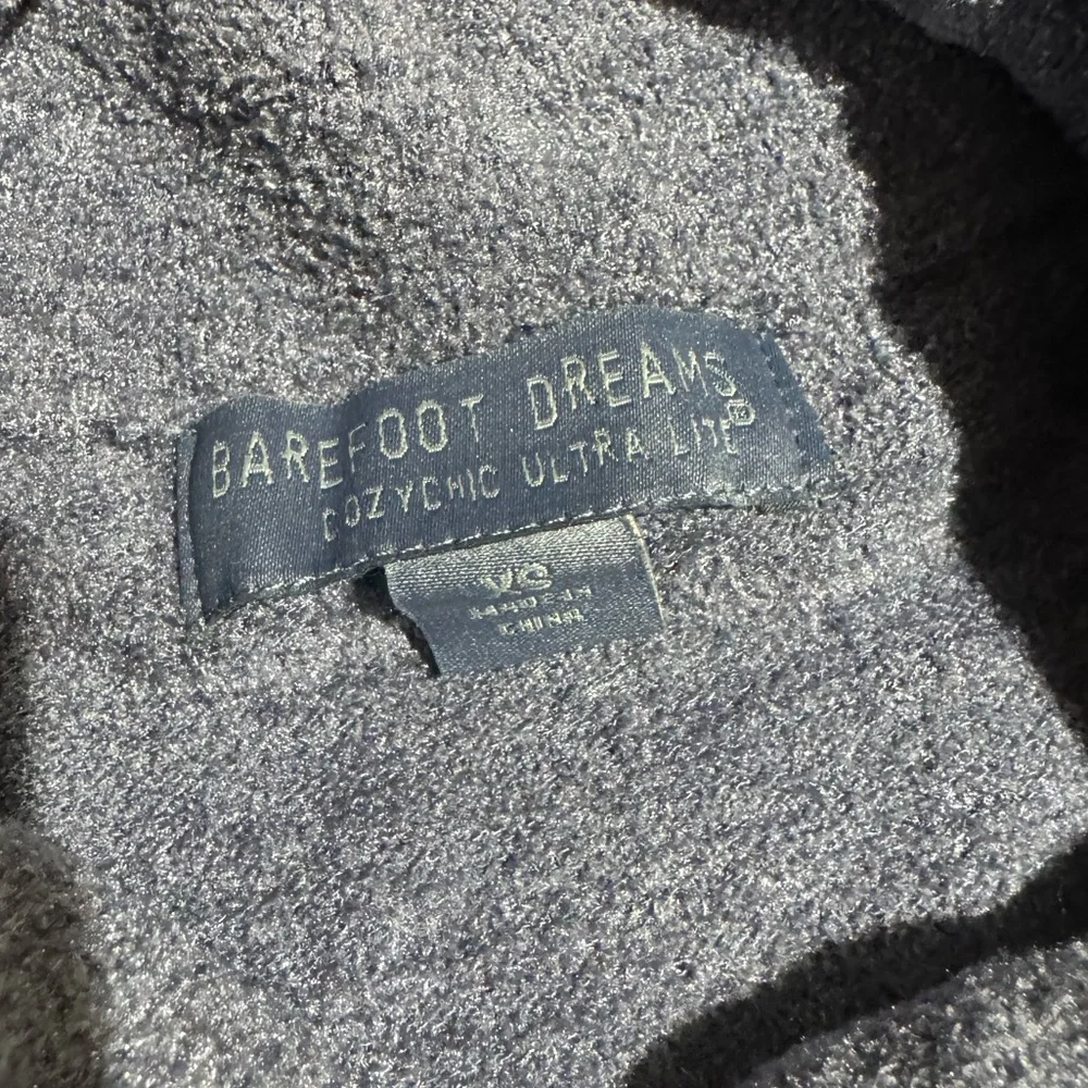 Barefoot Dreams Cozy Chic Ultra Lite Cowl Neck Tunic Blue Size XS Oversixrf - Picture 4 of 5